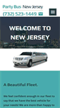 Mobile Screenshot of partybusnewjersey.com
